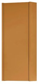 Pensile bagno Niwa laccato opaco senape, 1 anta apertura da sinistra P 17 x L 30 x H 78.5 cm