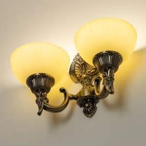 Brilagi - Applique CLASSIC 2xE27/60W/230V ottone