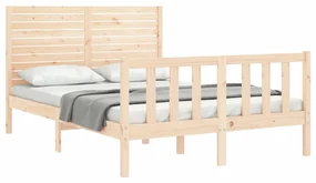 Giroletto con testiera 140x190 cm in legno massello