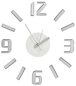 Orologio da Parete Adesivo ABS EVA (Ø 45 cm) - Nero