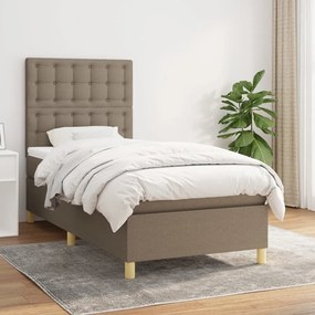 Giroletto A Molle Con Materasso Tortora 100x200 Cm İn Tessuto /