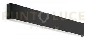 Delta applique biemissione led 19,5 w 2250 lm 4000 k nero 61cm