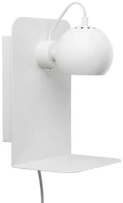 Ball Applique da Parete con USB Bianco Opaco - Frandsen
