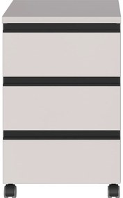 Armadietto color crema su ruote 40x63x50 cm Bedano – Germania