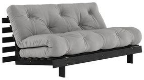 Divano letto grigio 160 cm Roots Black Night - Karup Design