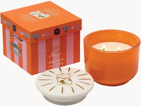 Candela profumata Maneki-Neko Cat (Neroli selvatico)