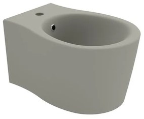 Bidet sospeso grigio opaco soft OLYMPIA CERAMICA L 36 x H 42 x P 55 cm