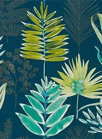 Blätter Tapete Yasuni von Harlequin - Emerald/ Zest