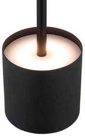 Globo 58487B - Lampada da tavolo LED ricaricabile dimmerabile a sfioramento DIXON 1,5W/5V 2200 mAh nero