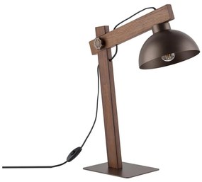 Lampada da tavolo OSLO 1xE27/15W/230V noce/marrone