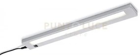Alino reglette sottopensile a led alluminio l.55cm 3000k 700lm 7w c...