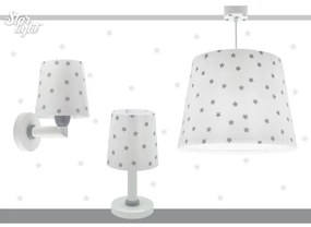 Dalber 82212B -  Lampadario per bambini STAR LIGHT 1xE27/60W/230V bianco