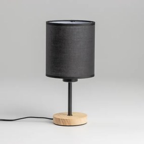 Brilagi - Lampada da tavolo NUBILA WOOD 1xE27/25W/230V quercia/nero