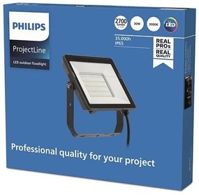 Philips - Proiettore LED da esterno PROJECTLINE LED/30W/230V IP65 3000K