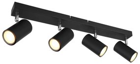 Globo 57911-4B - Faretto ROBBY 4xGU10/35W/230V nero