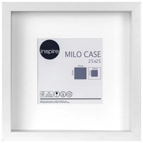 Cornice con passe-partout INSPIRE Milo, bianco 25x25 cm per immagini 14x14 cm