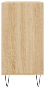 Credenza rovere sonoma 57x35x70 cm in legno multistrato