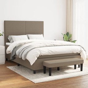 Giroletto A Molle Con Materasso Tortora 140x200 Cm İn Tessuto /