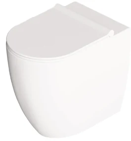 Wc a Terra Senza Brida Alice Ceramica "Form" Bianco Lucido