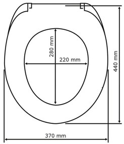 Sedile per WC 37 x 44 cm Speedy - Wenko