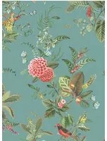 Eijffinger Carta da parati Floris - Hellblau