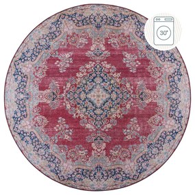 Tappeto rotondo lavabile rosso ø 180 cm FOLD Colby - Flair Rugs