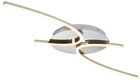 Lampadario Led da soffitto Merang Bianco 33W Dimmerabile con temperatura colore regolabile con telecomando M LEDME