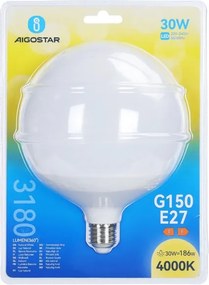 Lampadina LED G150 E27/30W/230V 4000K - Aigostar