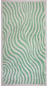 Passatoia verde lavabile 80x200 cm Green Zebra – Vitaus