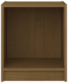 Comodino Marrone Miele 35,5x33,5x41,5 cm in Legno di Pino