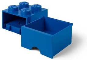 Scatola portaoggetti blu con cassetto - LEGO®