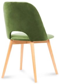 Sedia da pranzo TINO 86x48 cm luce verde/faggio