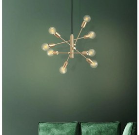 Eglo 99811 - Lampadario su corda GRADOLI 8xE27/40W/230V