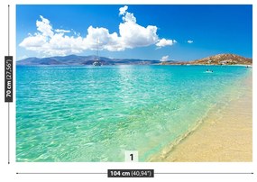 Carta da parati Spiaggia della Grecia 104x70 cm