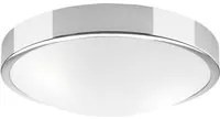 Lampada a Soffitto Jonas, Argento, Metallo, 8x36x36 cm, EPIKASA