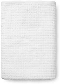 Asciugamano tipo terry bianco in cotone organico 70x140 cm Check – JUNA
