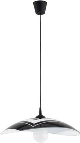 Lampadario a cavo CZANI 1xE27/15W/230V nero