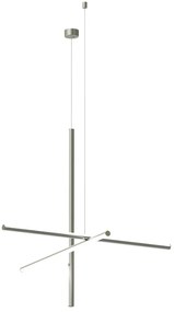 Flos Coordinates Suspension 1 CLIII Lampada sospesa a luce diffusa alimentazione remota in alluminio argent moon