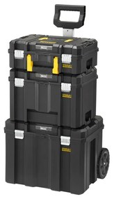 Cassetta porta attrezzi con ruote STANLEY FATMAX PRO-STACK in polipropilene L50.8 X H84 X P63 cm