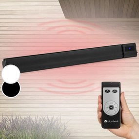 blumfeldt Cosmic Beam Plus riscaldatore radiante a infrarossi 2400W IP44 telecomando