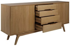 Cassettiera bassa in rovere 180x84 cm Marte - Actona