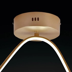 Plafoniera LED Valeria IP20 cct da bianco caldo a bianco freddo con regolazione di temperatura NOVECENTO