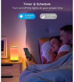 Govee - LED RGBIC Lampada da tavolo dimmerabile AURA 2 2200-6500K Wi-Fi Matter