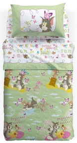 Copriletto Trapuntato Singolo Tom&jerry, in cotone CALEFFI