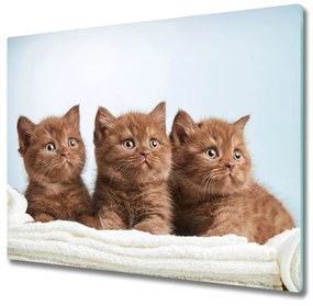Tagliere in vetro Chatter Cats 60x52 cm