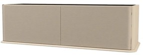 Mobile da bagno sotto lavabo BADEN HAUS Bohemia beige laccato opaco L 144 x H 42 x P 50 cm 2 cassetti, lavabo non incluso
