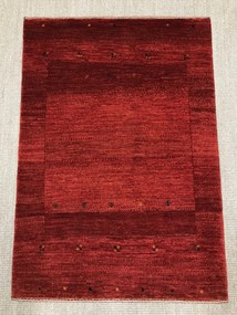 Loribaft Tappeto persiano 80 x 110 Rosso (Iran) Annodato A Mano