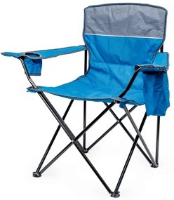 Tavolo da campeggio pieghevole + 2x sedia blu