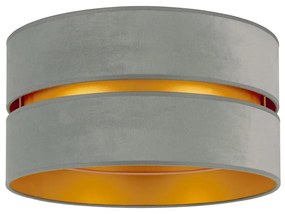 Duolla - Plafoniera DUO 1xE27/15W/230V diametro 40 cm luce verde/oro