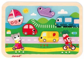 Puzzle a incastro 3D - Mezzi di trasporto